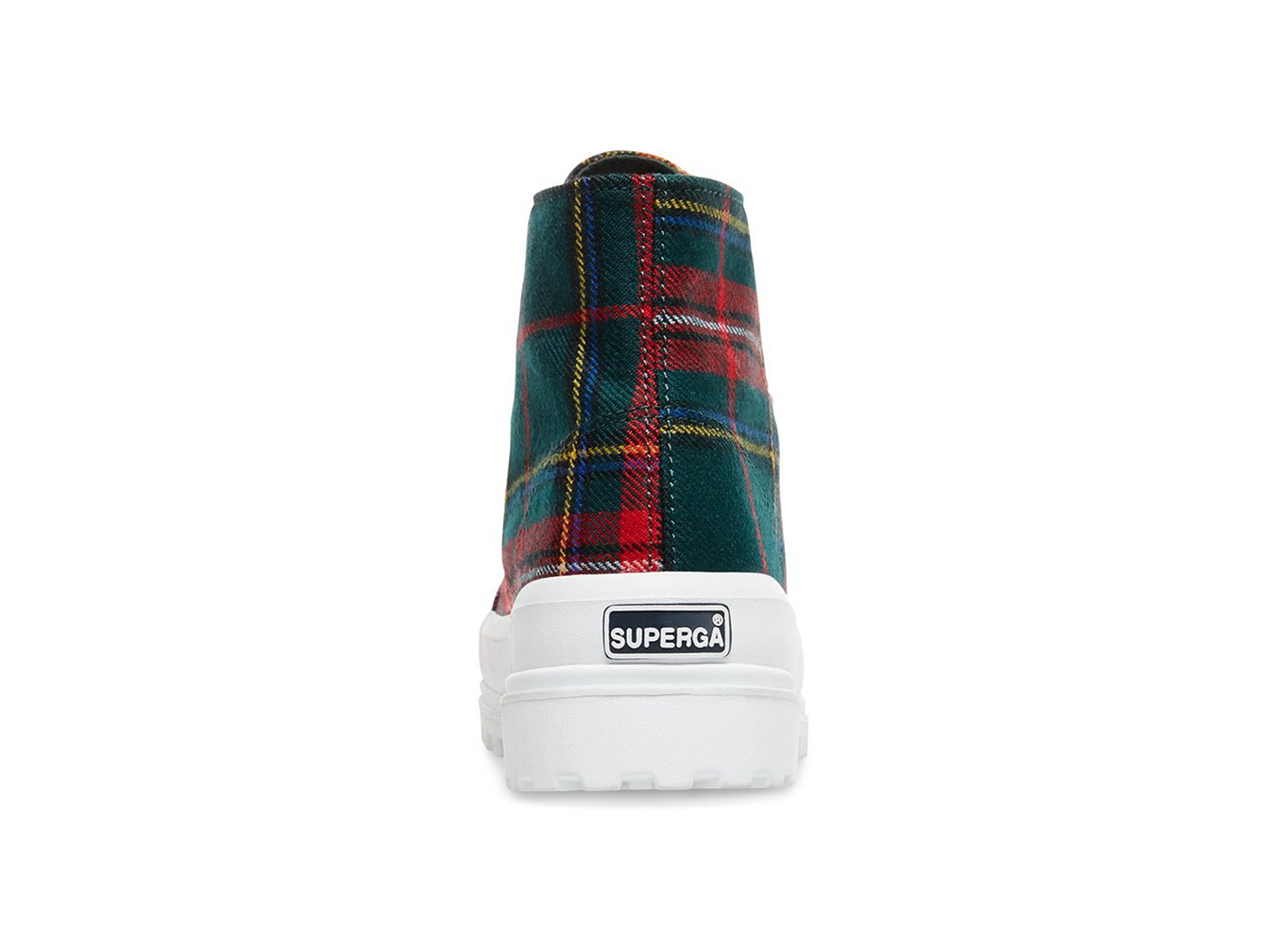 Botas Feminino Multicoloridas - Superga 2341 Cotw Plaid - OSLMR-2540